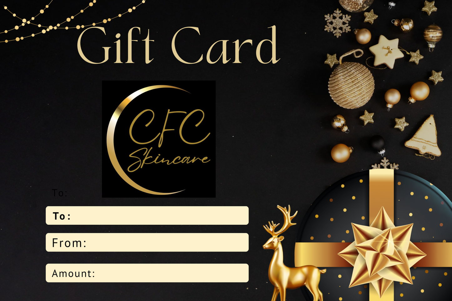 CFC skincare gift card